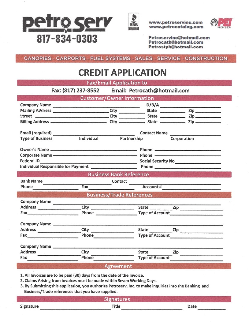 credit application credit application credit application credit application